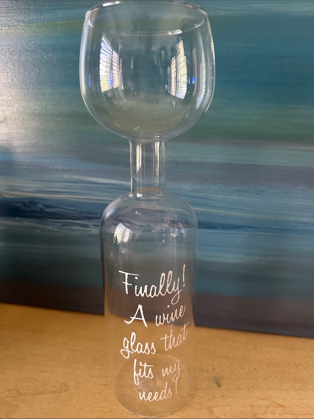 Novelty Wine Glass